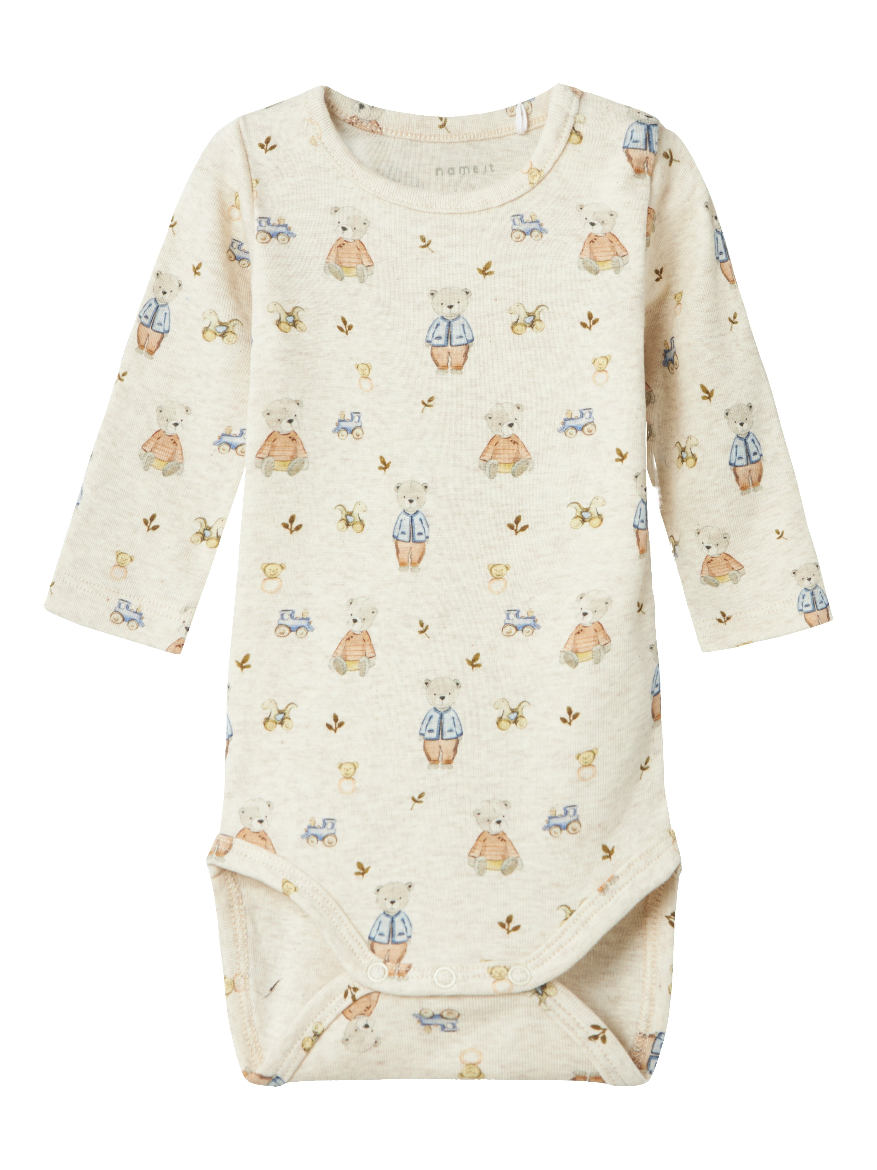 Name It Rosso Body – Peyote Melange med søde bamser