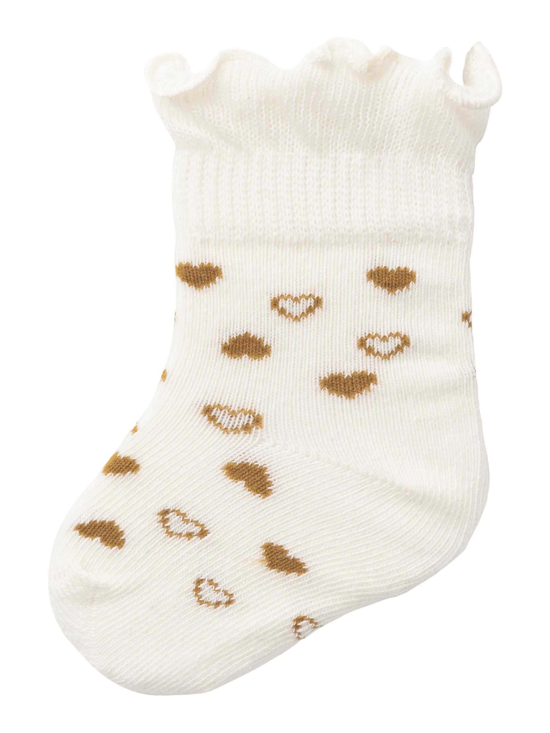 Name It Rulla Babysokker med Hjerter - Jet Stream Tilbud