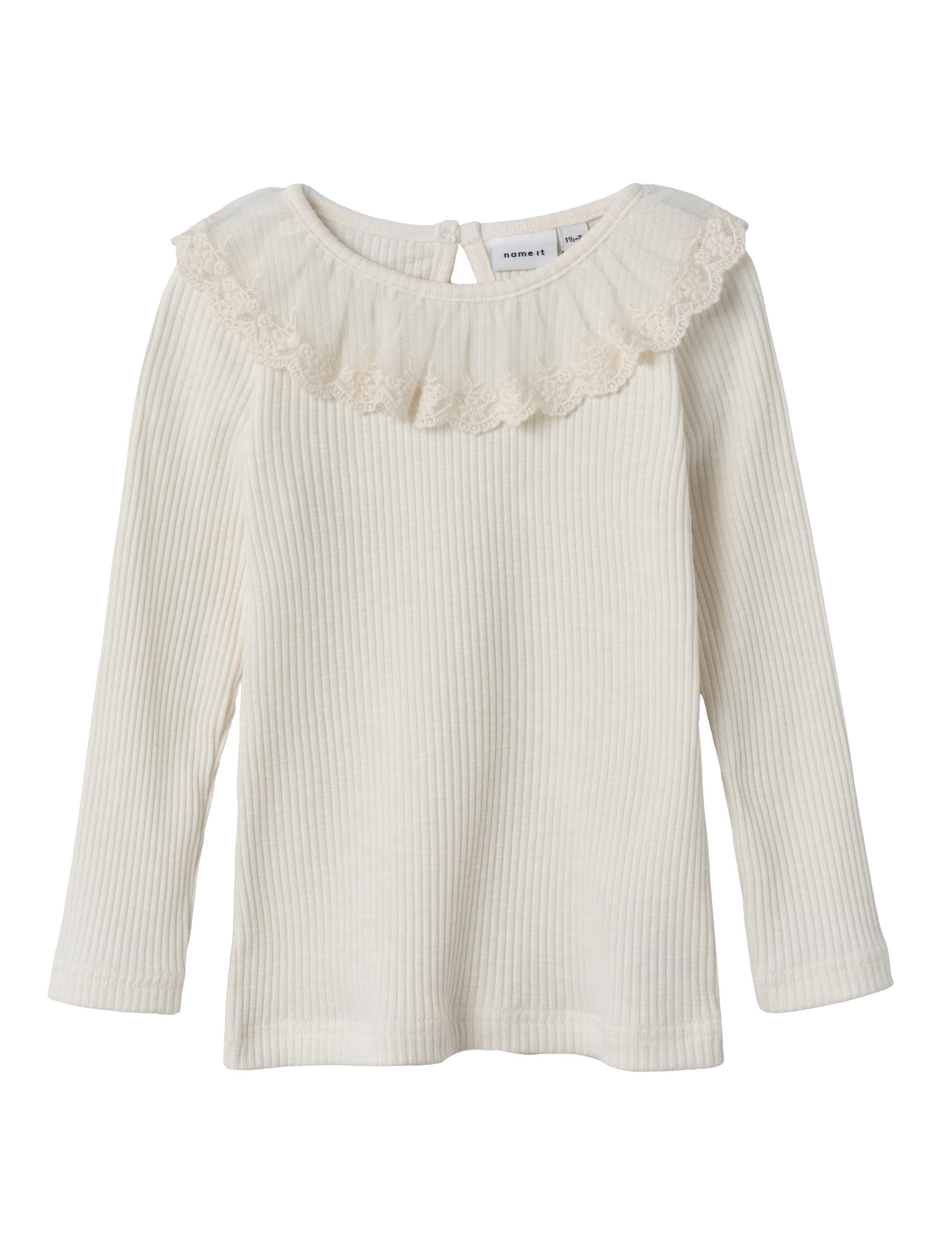 Elegant bluse til børn - Rusa Slim Top i Jet Stream