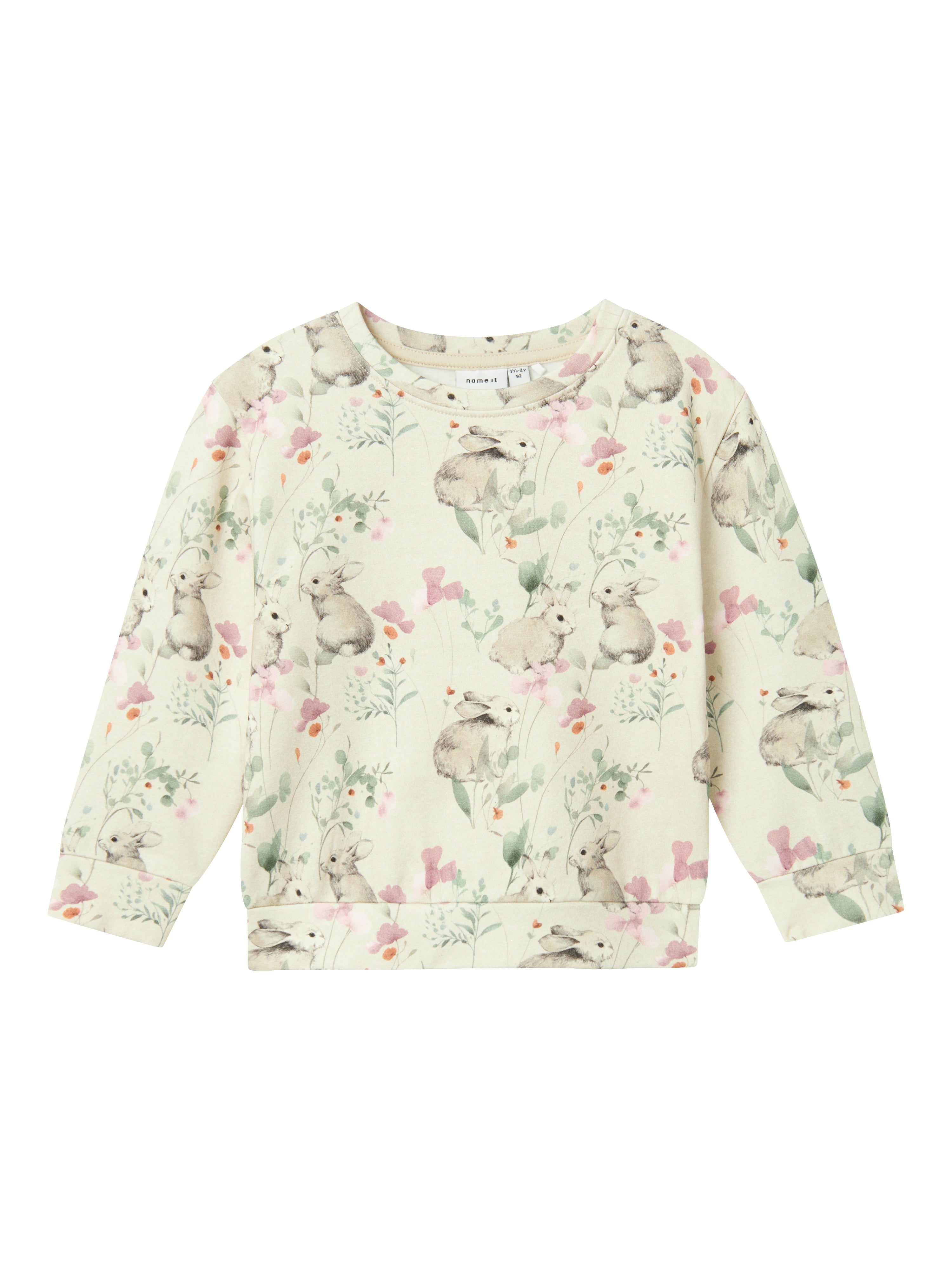 Name It Sadie Sweatshirt med Kaniner – Peyote Melange
