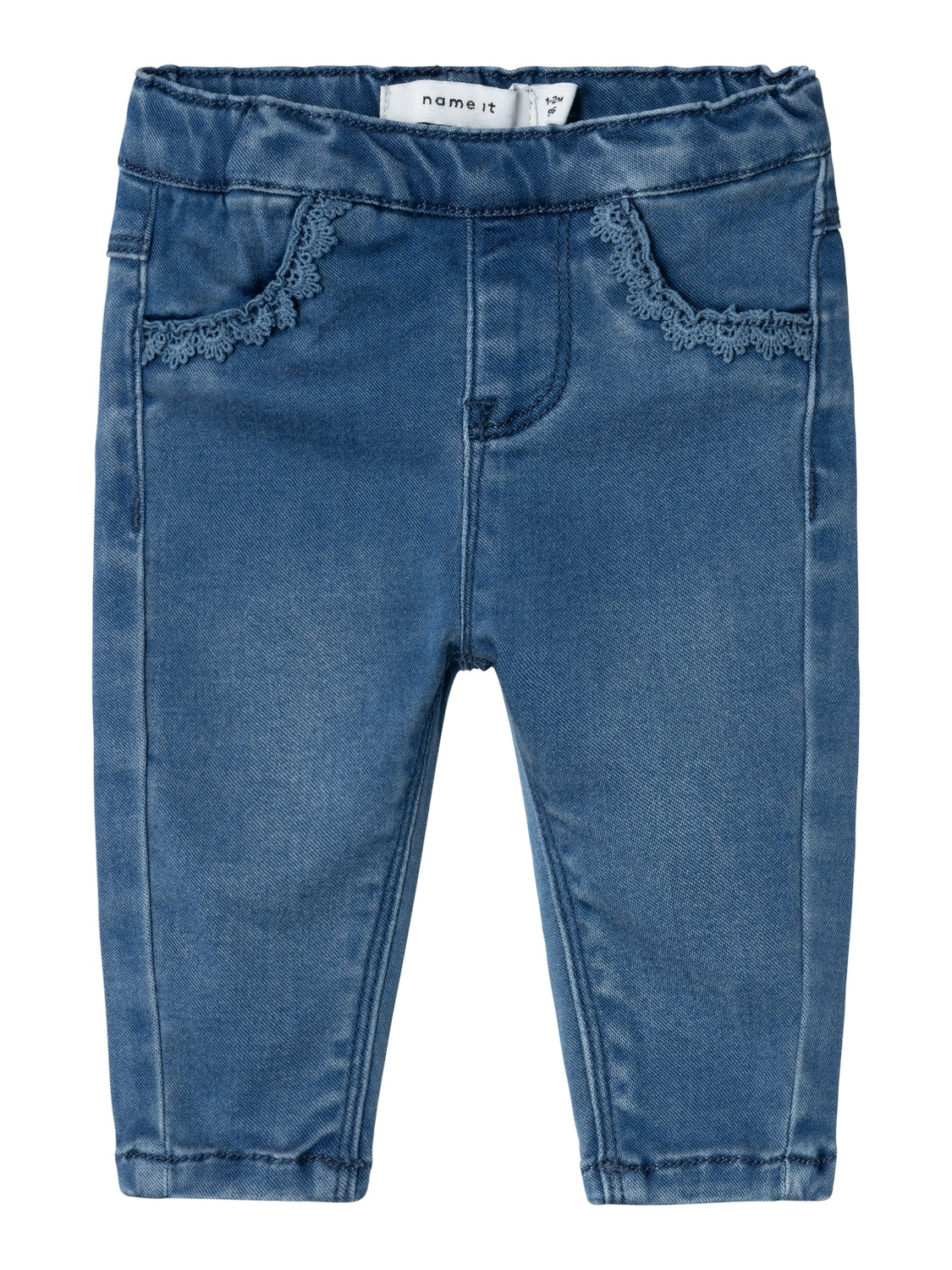 Name It Salli Slim Jeans - Mellemblå Denim Tilbud!