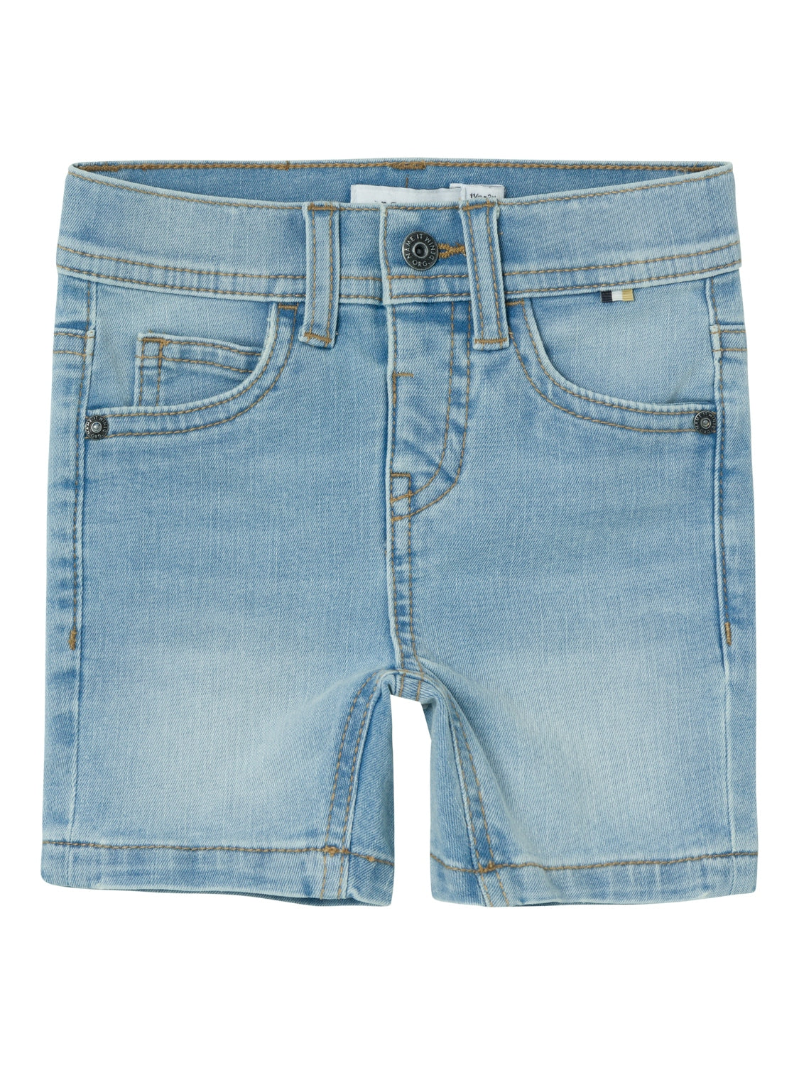 Name It Silas Denim Shorts – Lys Blå Denim Tilbud!