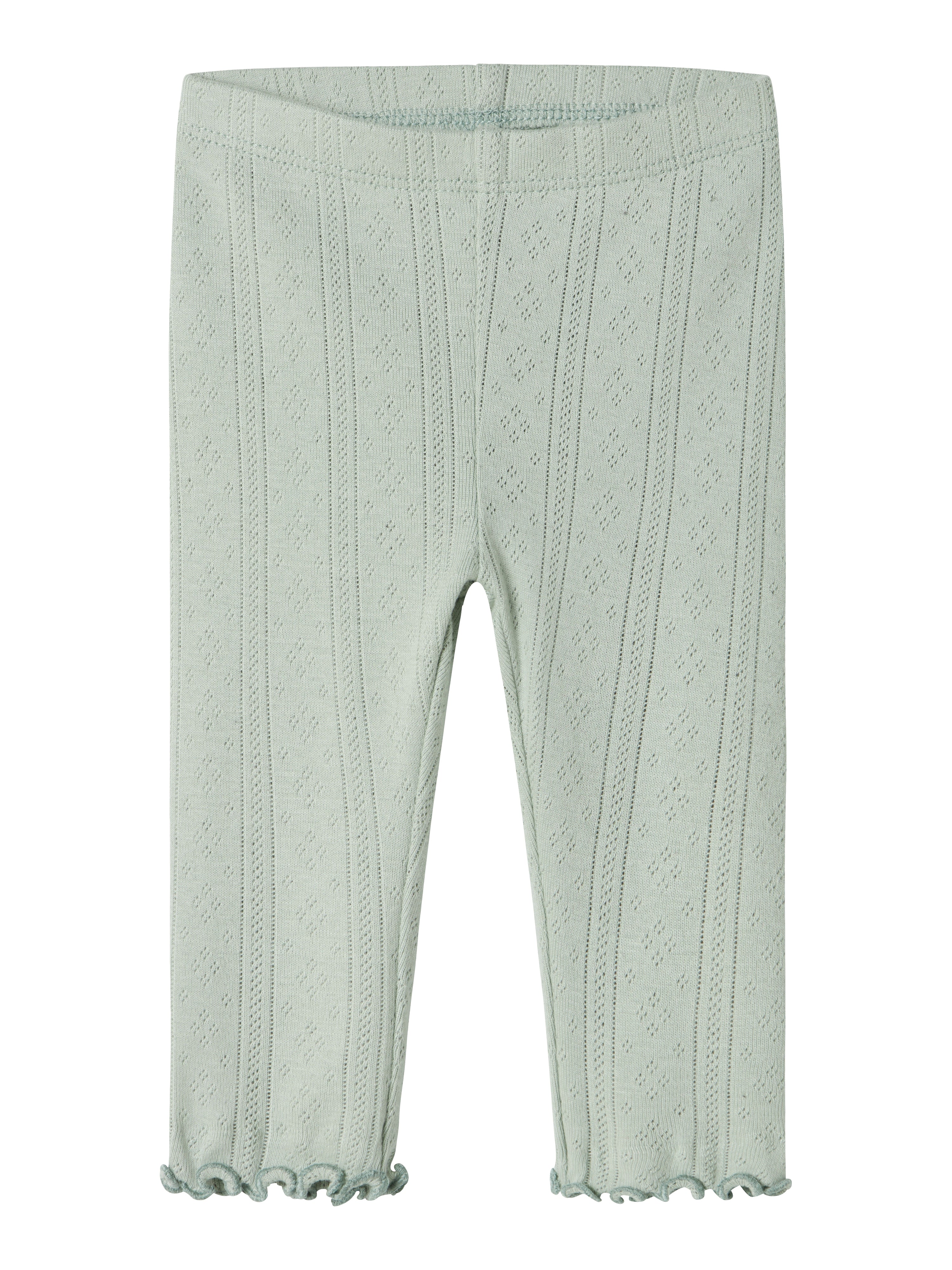 Name It Silke Leggings - Aqua Gray - Økologisk Komfort!