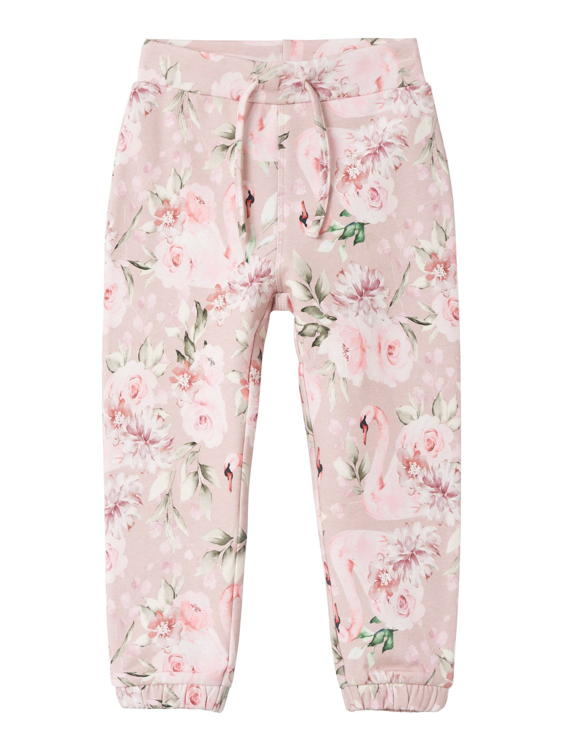 Name It Tonia Sweatpants – Sødt svaneprint i sepia rose