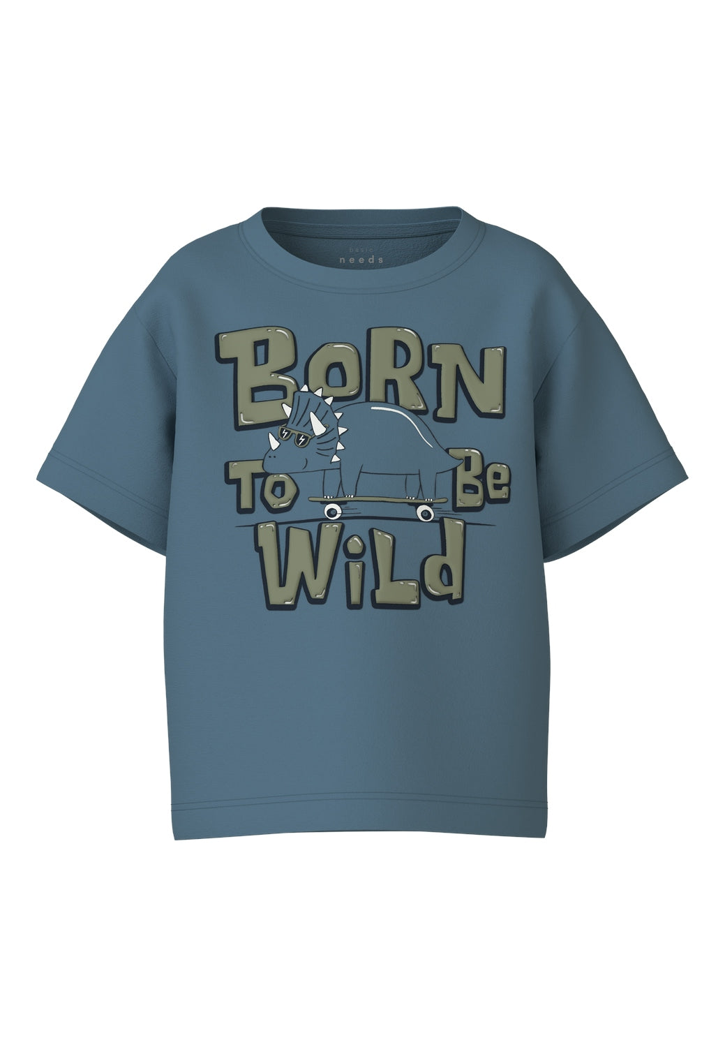 Name It Vagno T-shirt – Provinsblå – BORN TO BE WILD