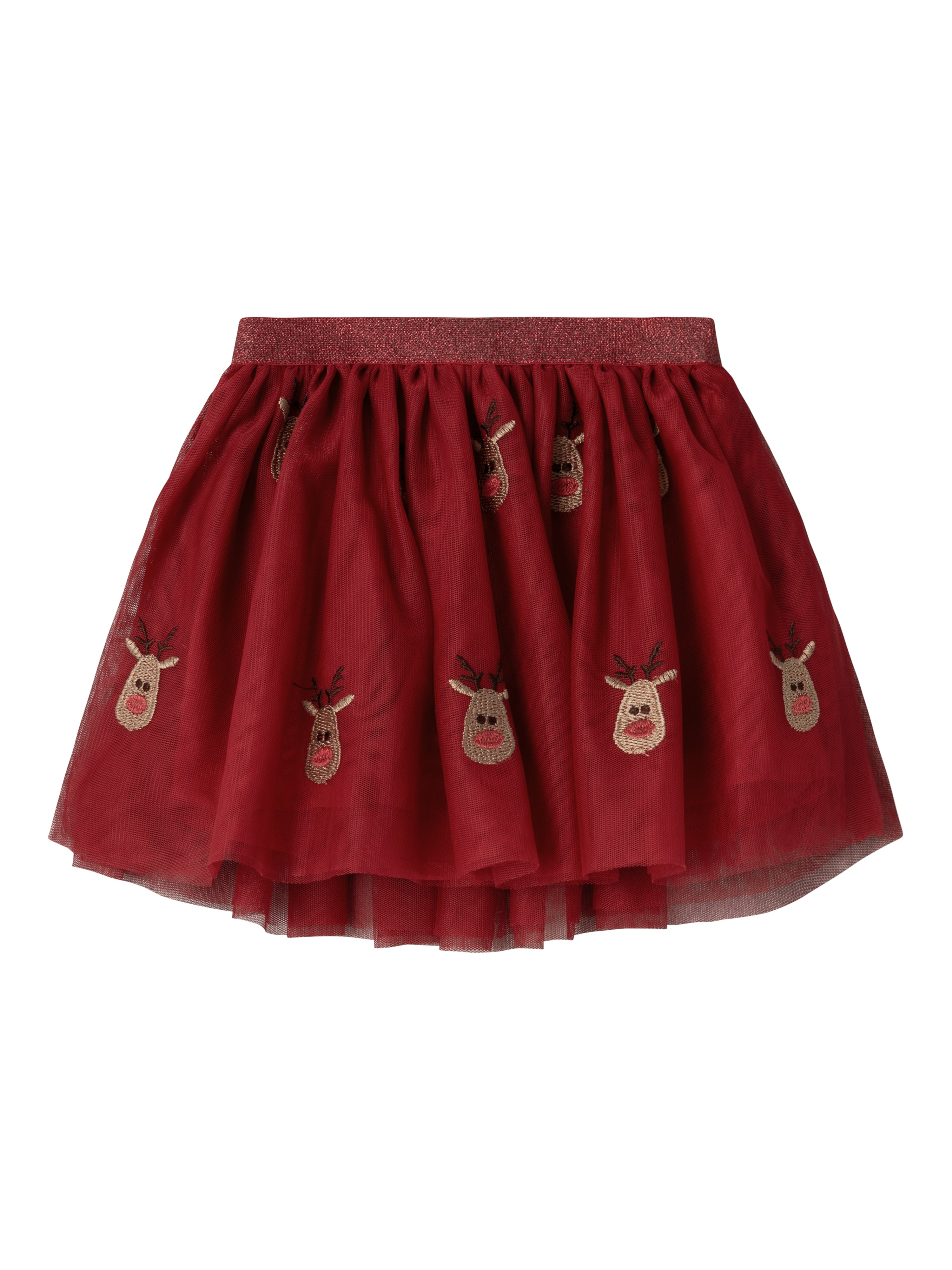 Jule Tyl Nederdel i Jester Red fra Name It – Festlig Stil!