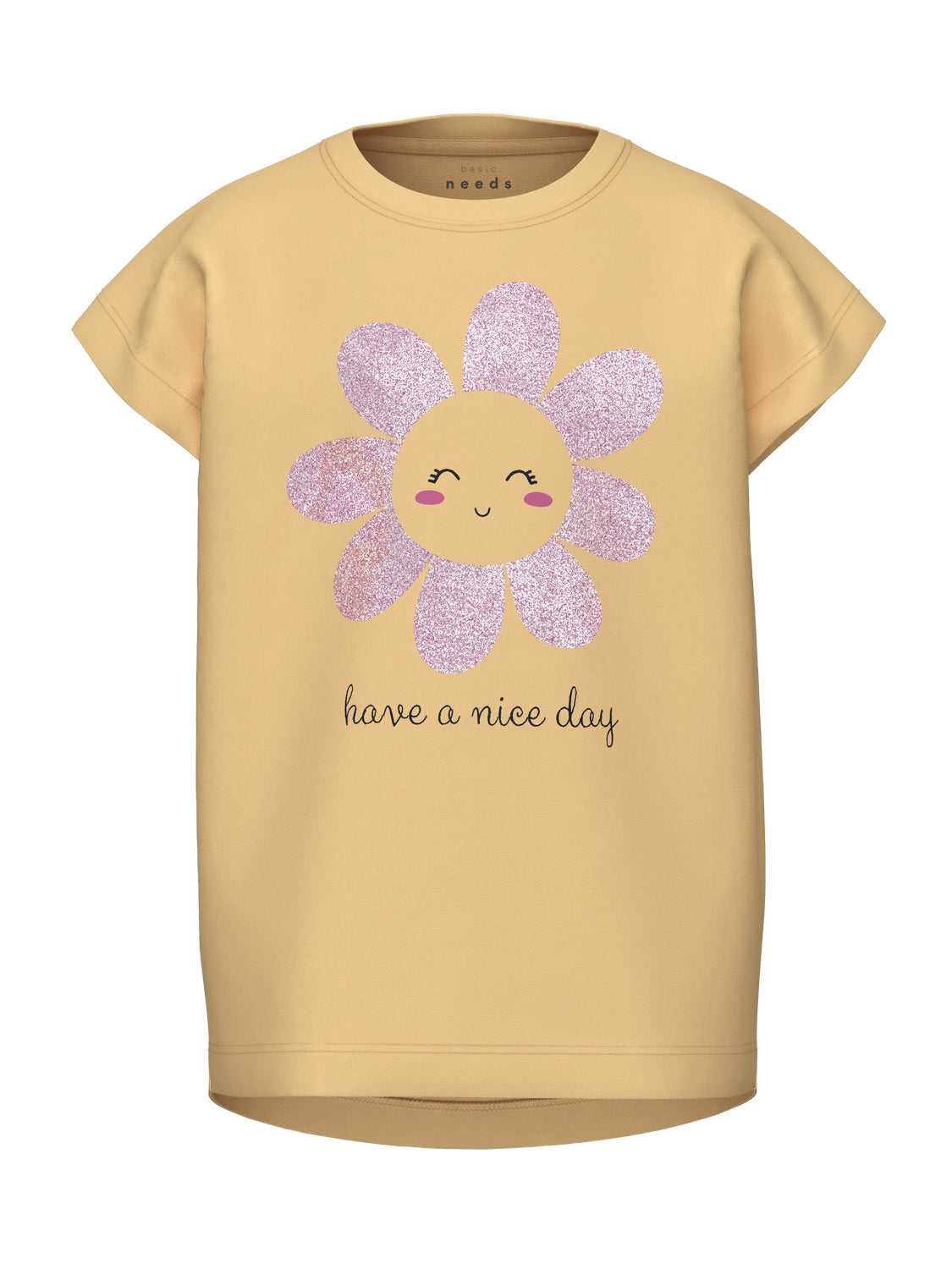 Name It Violet T-shirt med glimmer – HAVE A NICE DAY