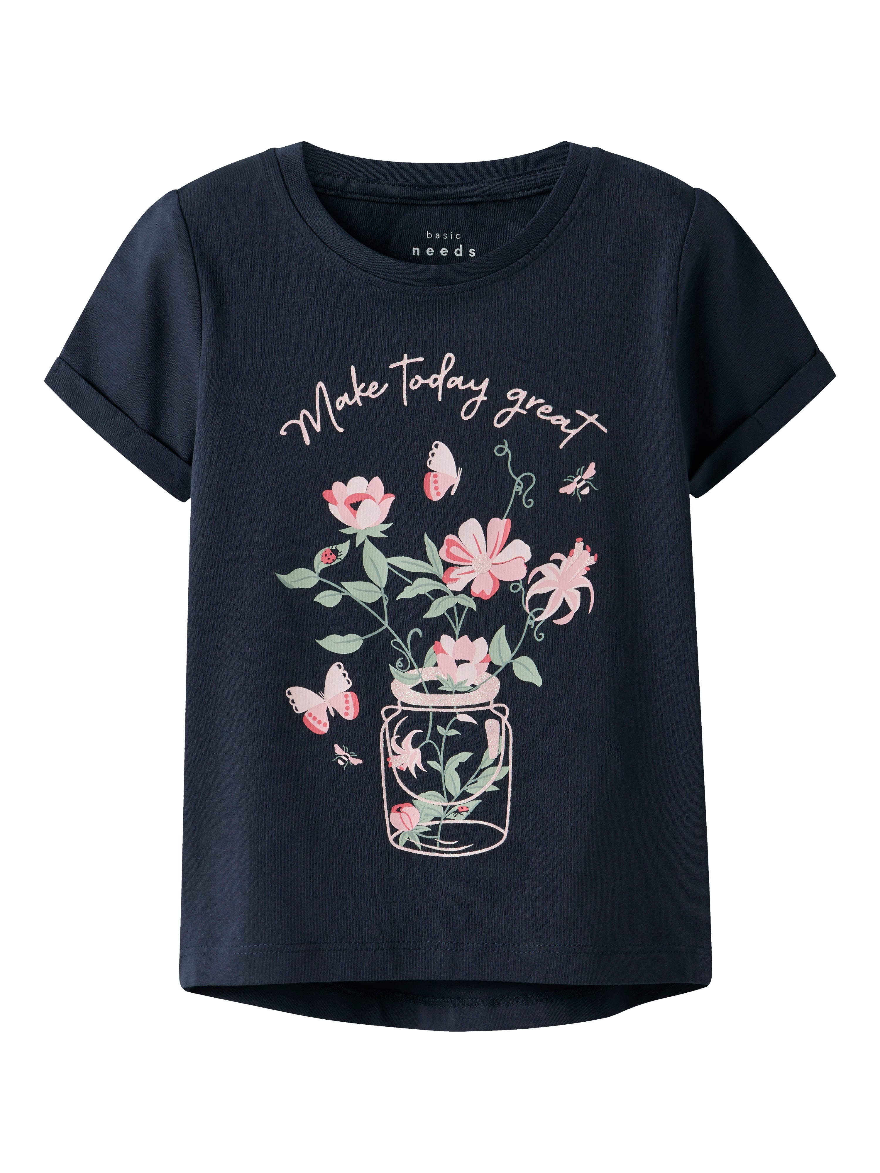 Name It Vix T-shirt – Navy Blazer – Økologisk til Børn