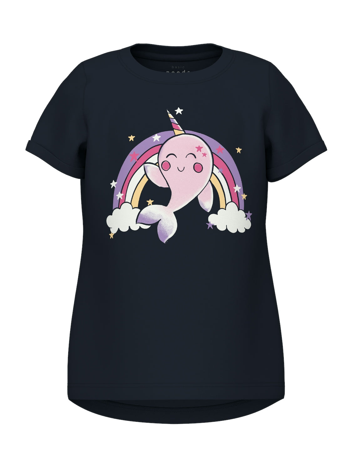 Name It Vix T-shirt – Mørk Safir Hval – Fantastisk Tilbud!