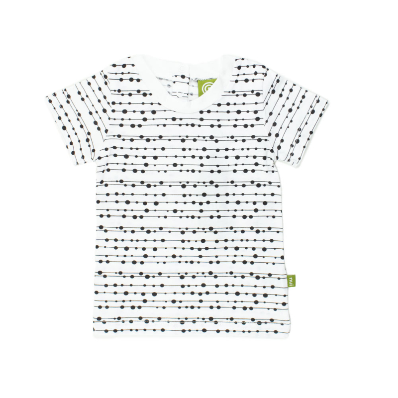 Baby T-shirt - Hvid Med Grafisk Print