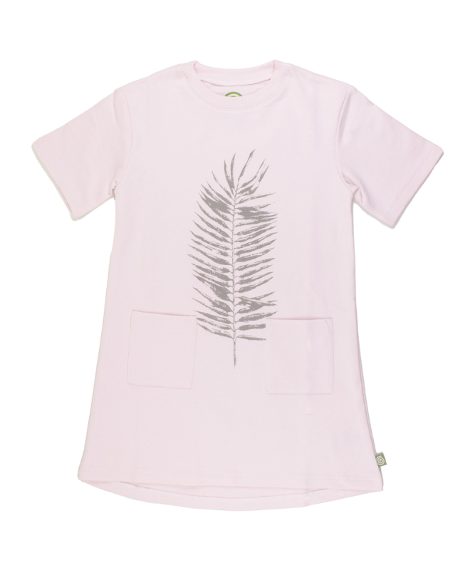 Kortærmet Kjole  - Sart Rosa