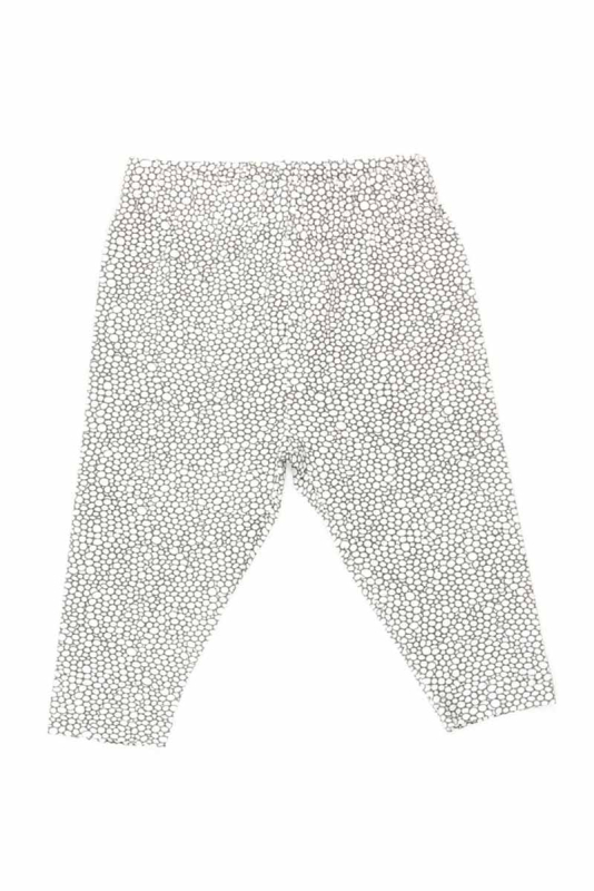 Baby Leggings - Hvidt Bobleprint