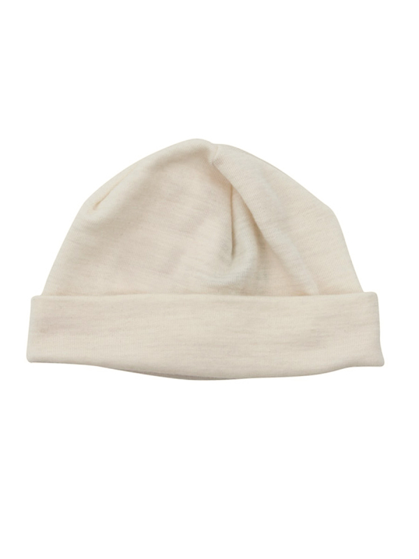 Baby Beanie Uldhue - Natur