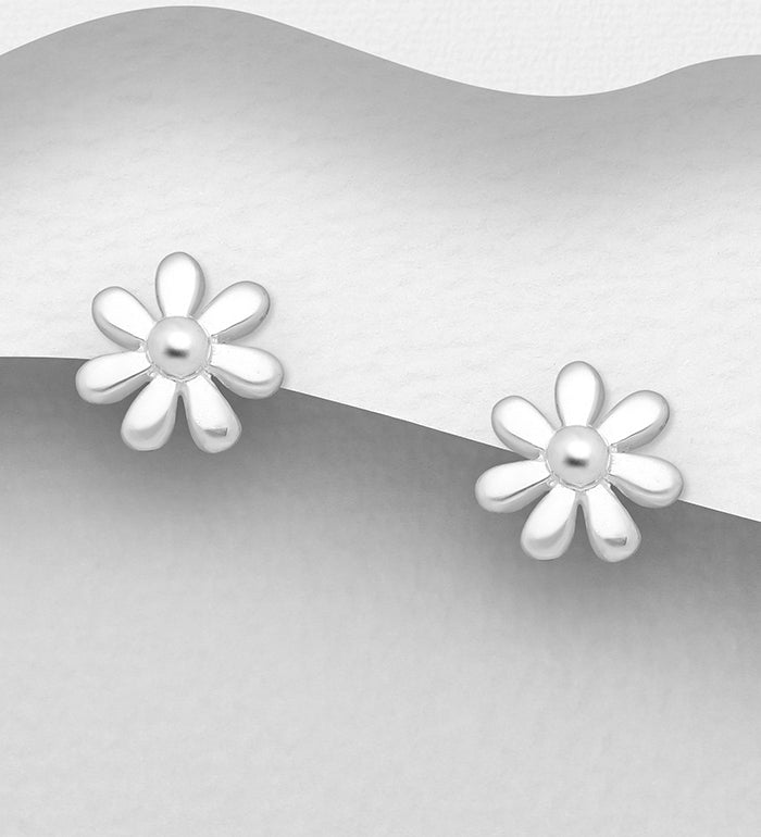 Sølv Blomster Ørestikker til Børn - Elegante Smykker