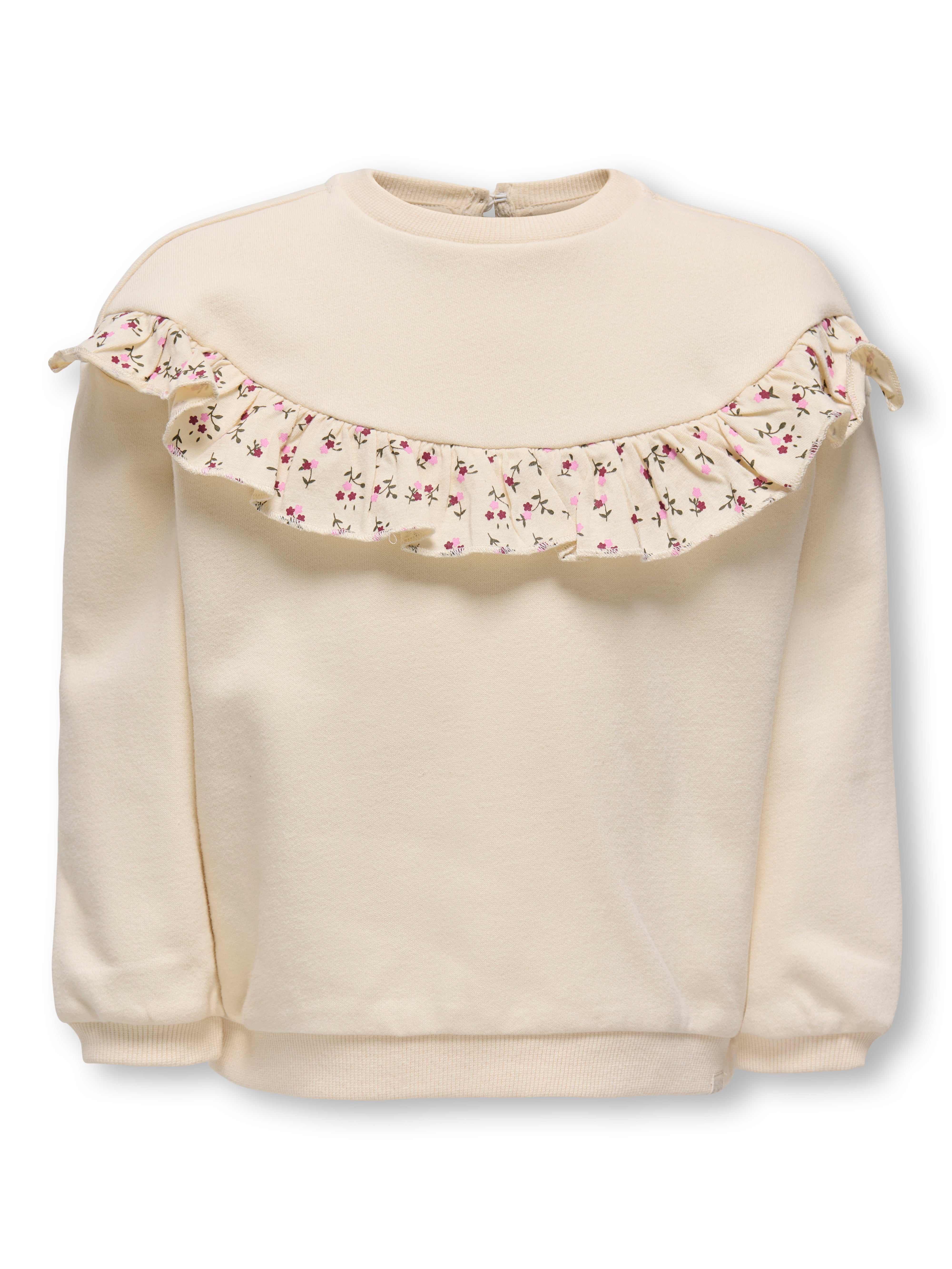 Only Mini Capella Sweatshirt – Hvidgrå Flæse til Børn