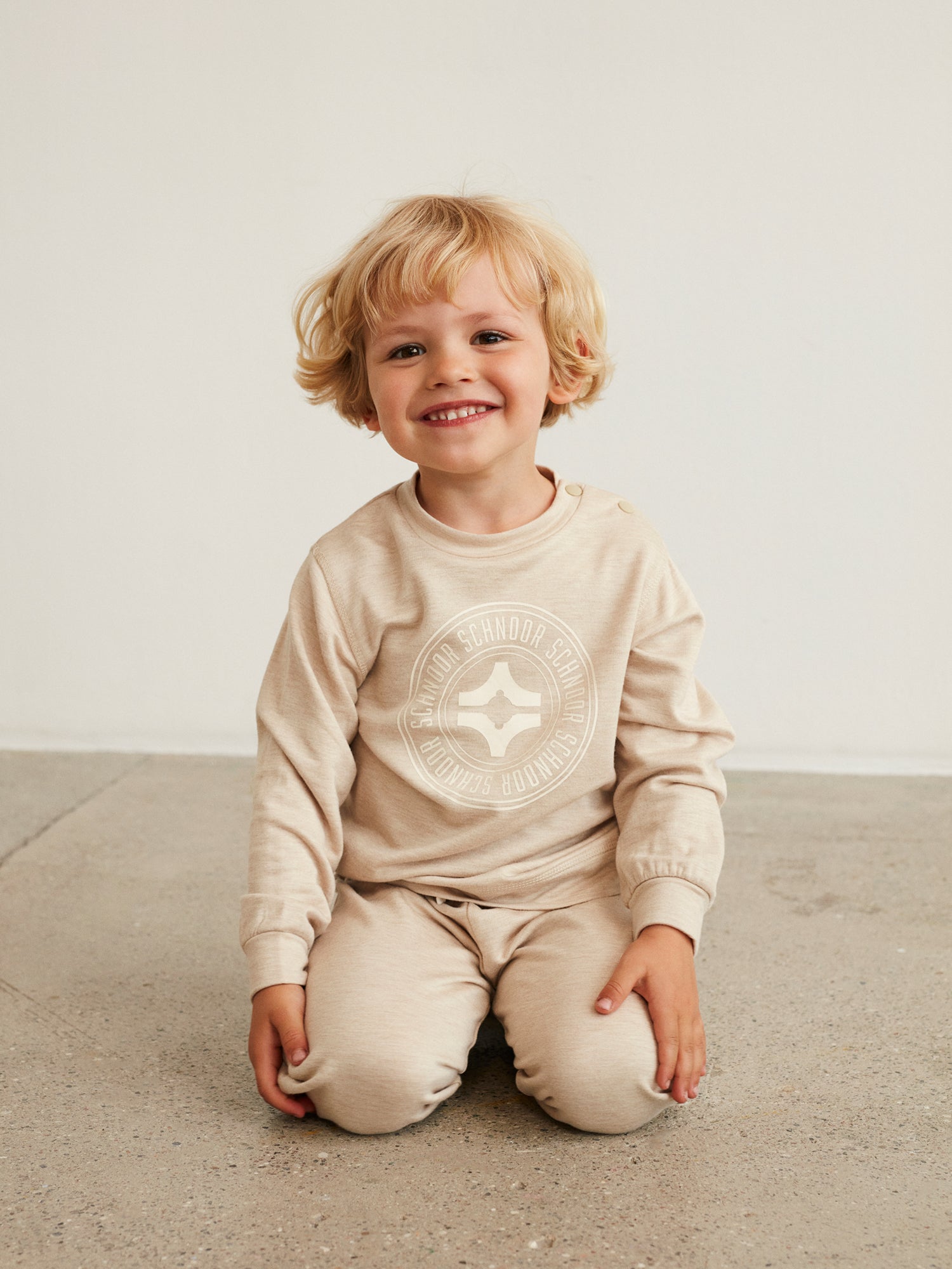 Petit By Sofie Schnoor Sweatshirt i Lys Beige - Black Friday!