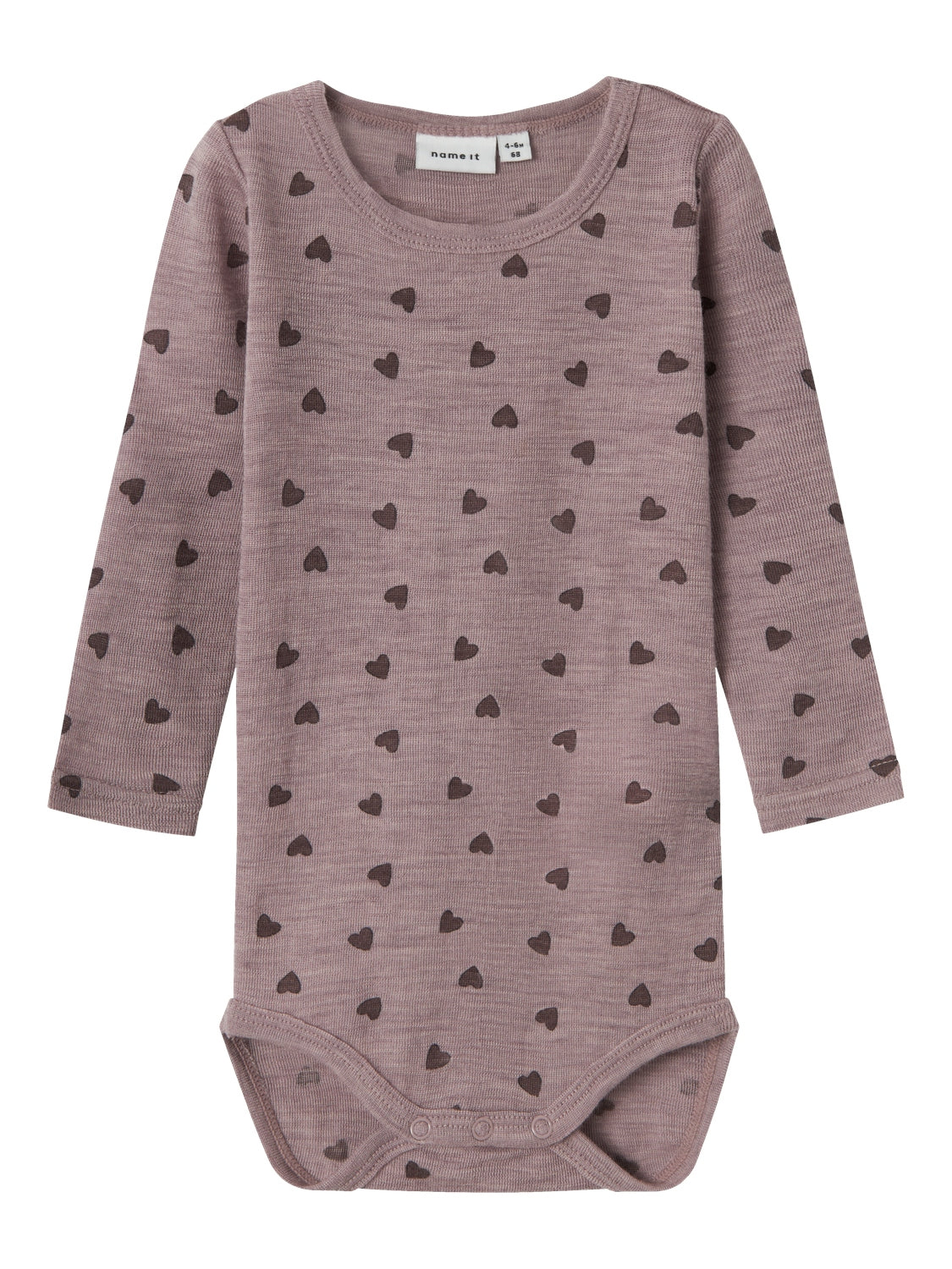 Name It Wang Uld Rib Body - Lilla Due - Komfort og Stil