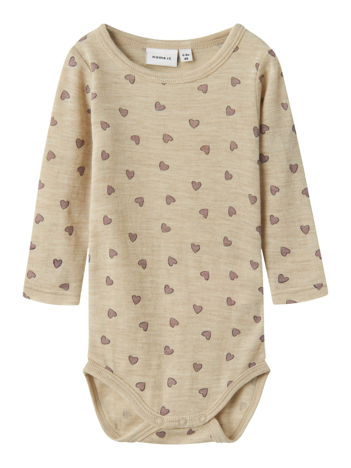 Name It Wang Uld Rib Body – Ren Cashmere til Børn